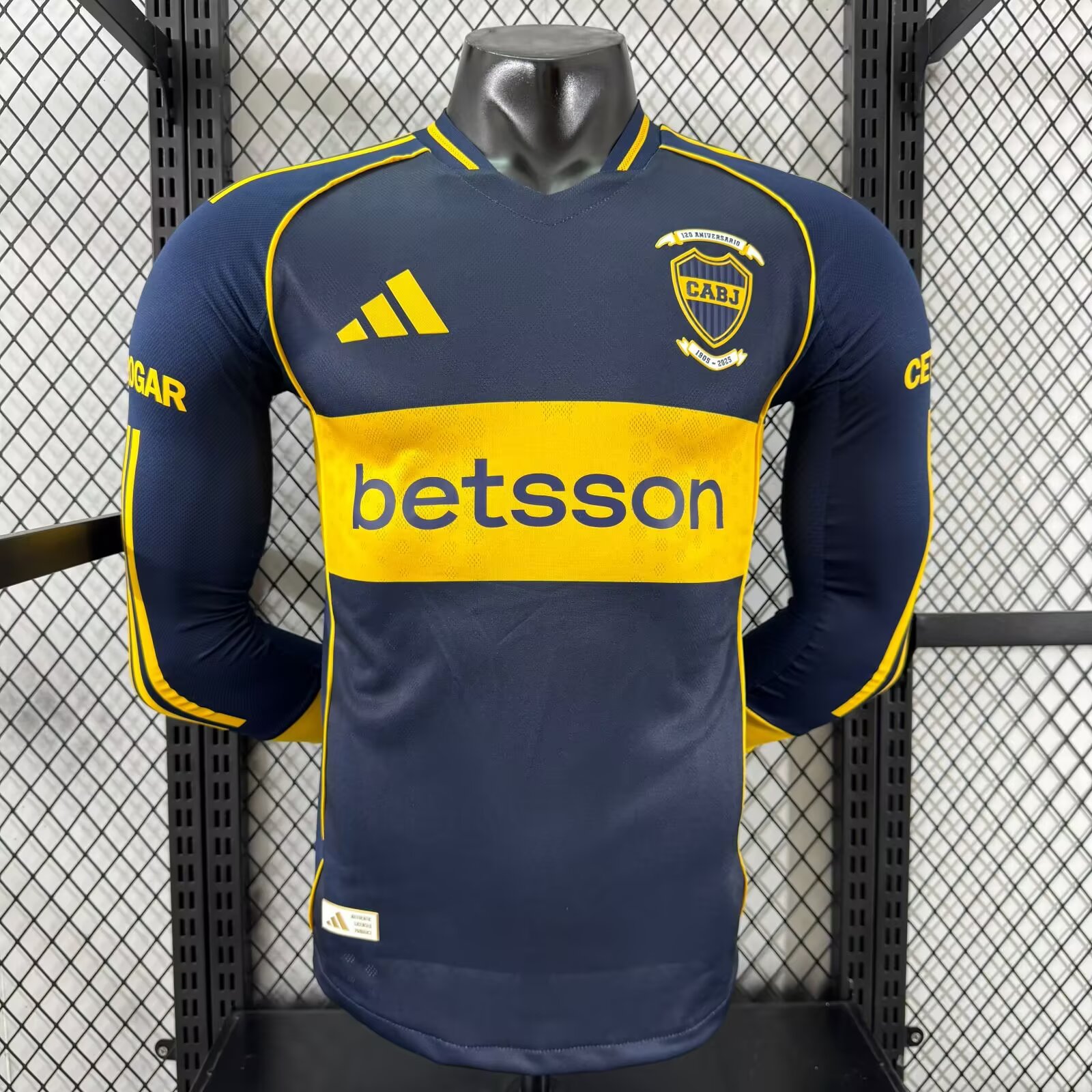 2025/2026 Long Sleeves Player Version Boca Juniors Home Football Jersey 1:1 Thai Quality