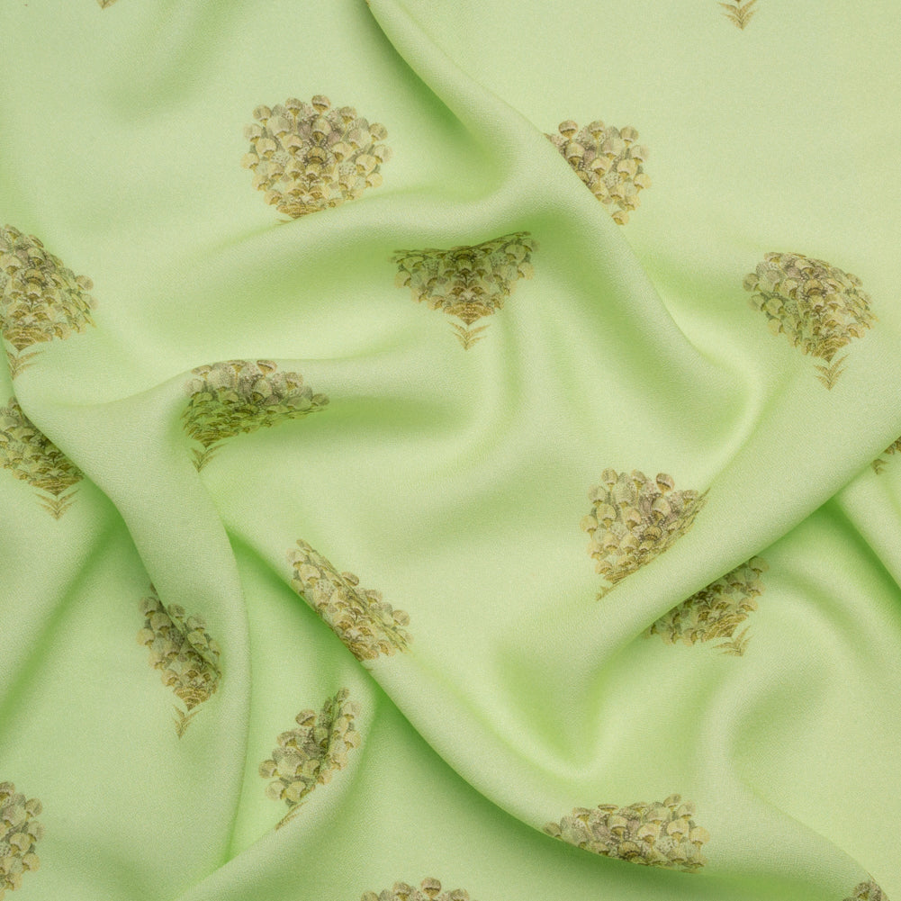 Mood Exclusive Mint Topiary Lane Viscose Crepe - Joann Fabrics