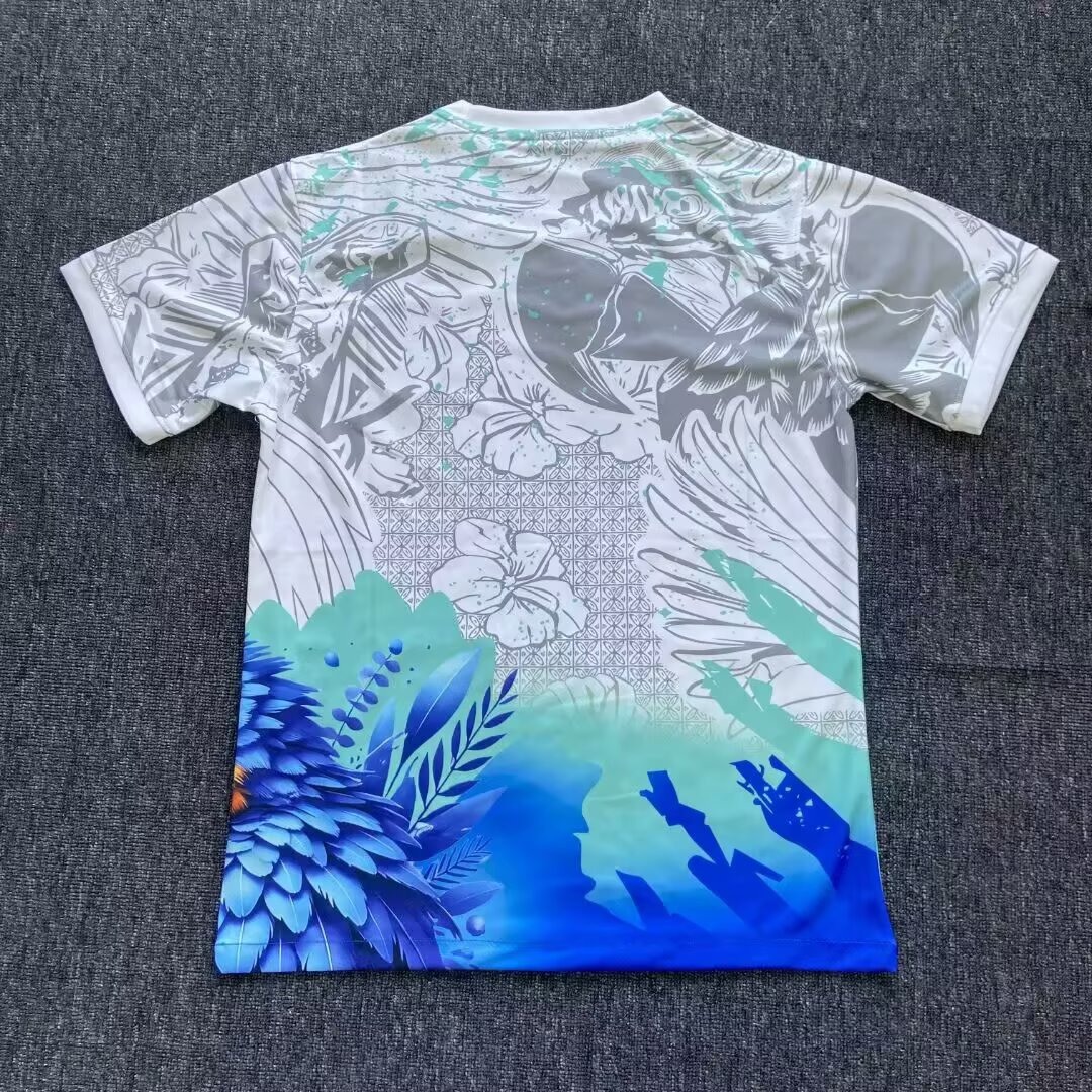 2025/2026 Brazil Special Edition White Blue Bird Football Shirt 1:1 Thai Quality