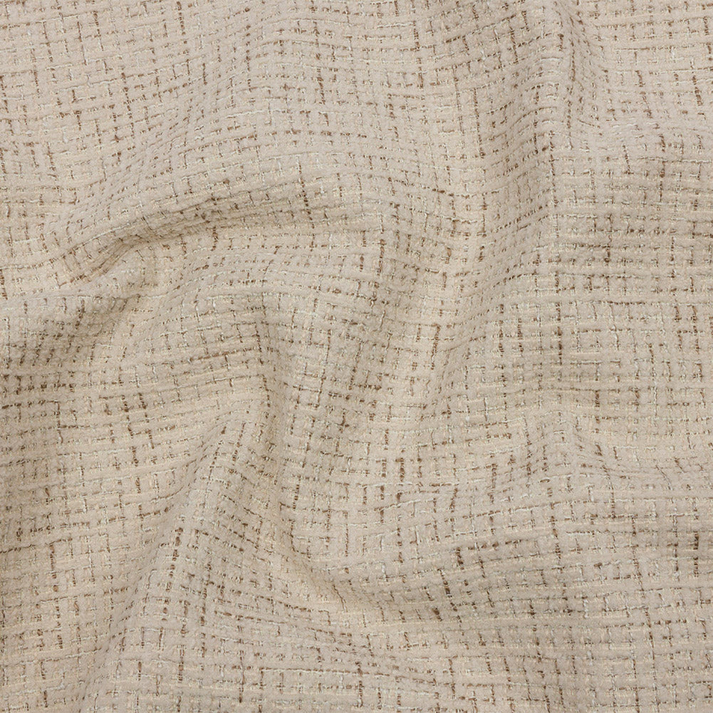 Crypton Creme Crosshatched Polyester Chenille Woven - Joann Fabrics