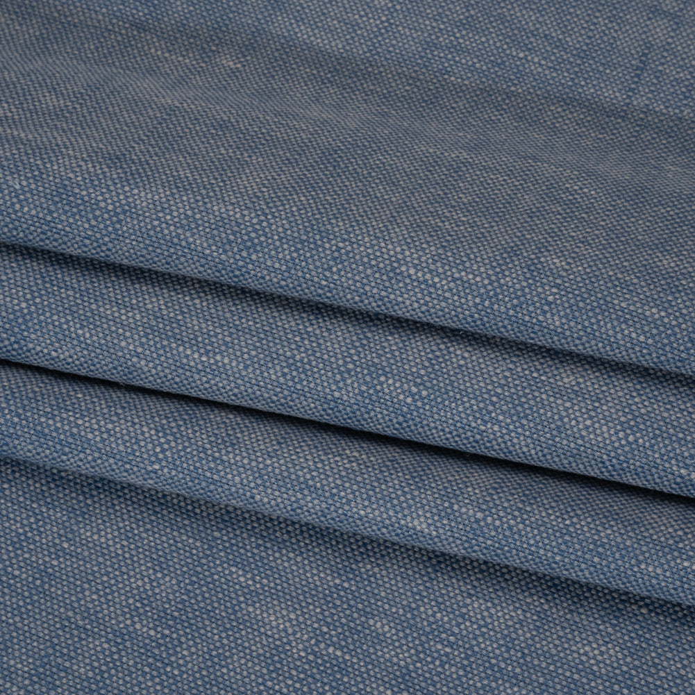 Linen Look Recycled Polyester and Cotton Woven - Denim - British Imported - Joann Fabrics