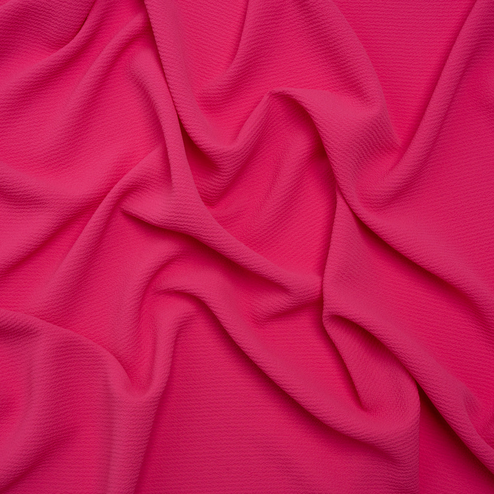 Stretch Polyester Crepe - Pink - Designer Deadstock - Joann Fabrics