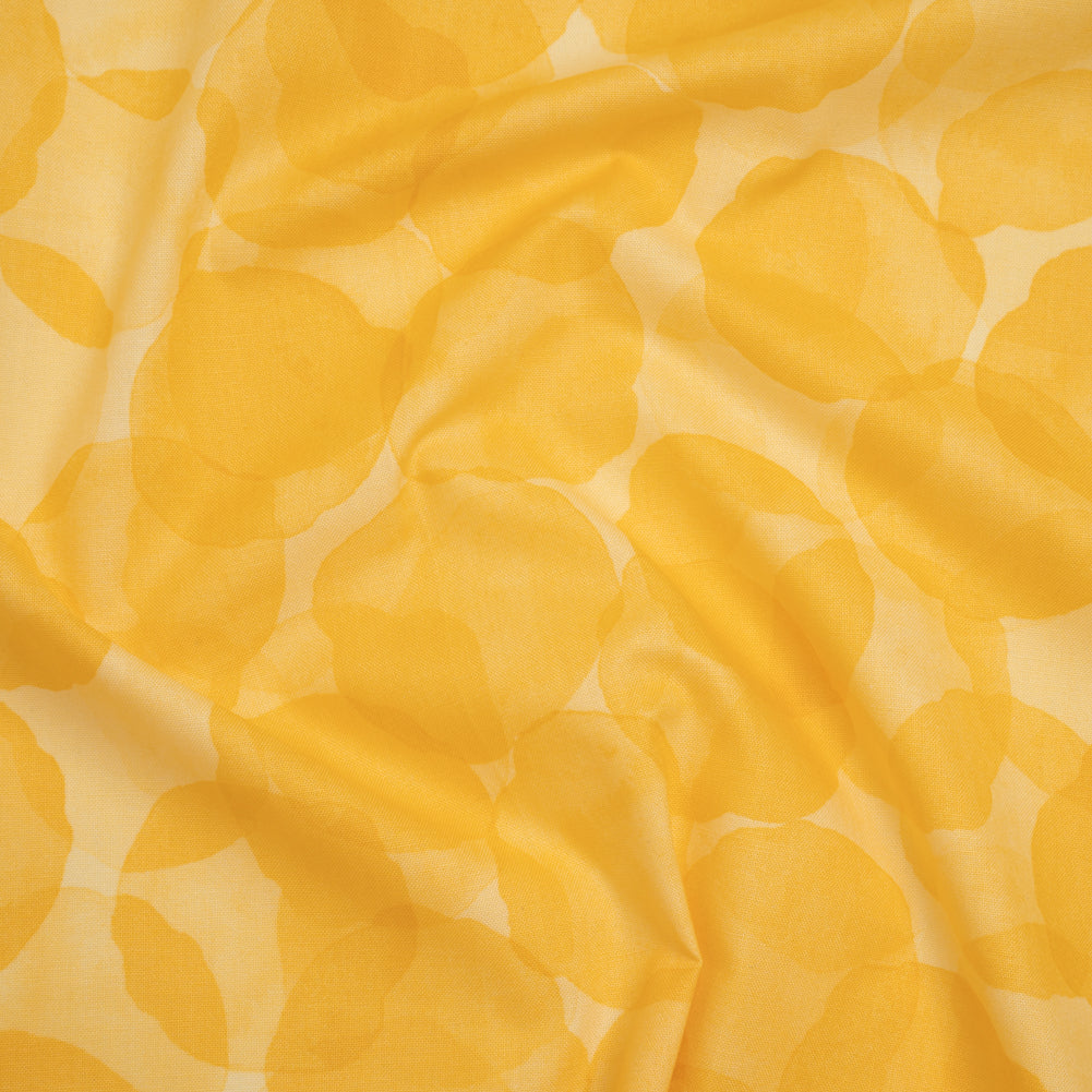 Printed Quilting Cotton by Patrick Lose for Northcott - Lemon Drop Juicy Watercolor Circles - Tonal Trios Collection - Joann Fabrics