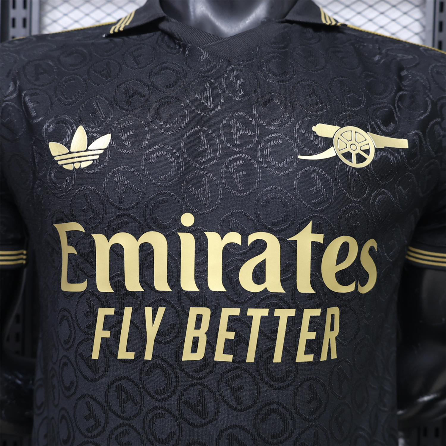 Arsenal 26-27 Originals Trefoil Black Gold Special Jersey - Player Version - UnitedFutballJersey
