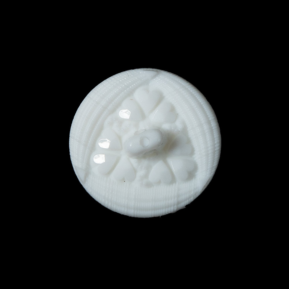 White Etched Shank Back Button - 36L/23mm - Joann Fabrics