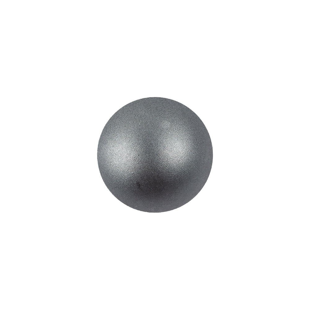 Italian Hematite Iridescent Ball Shank Back Button - 22L/14mm - Joann Fabrics