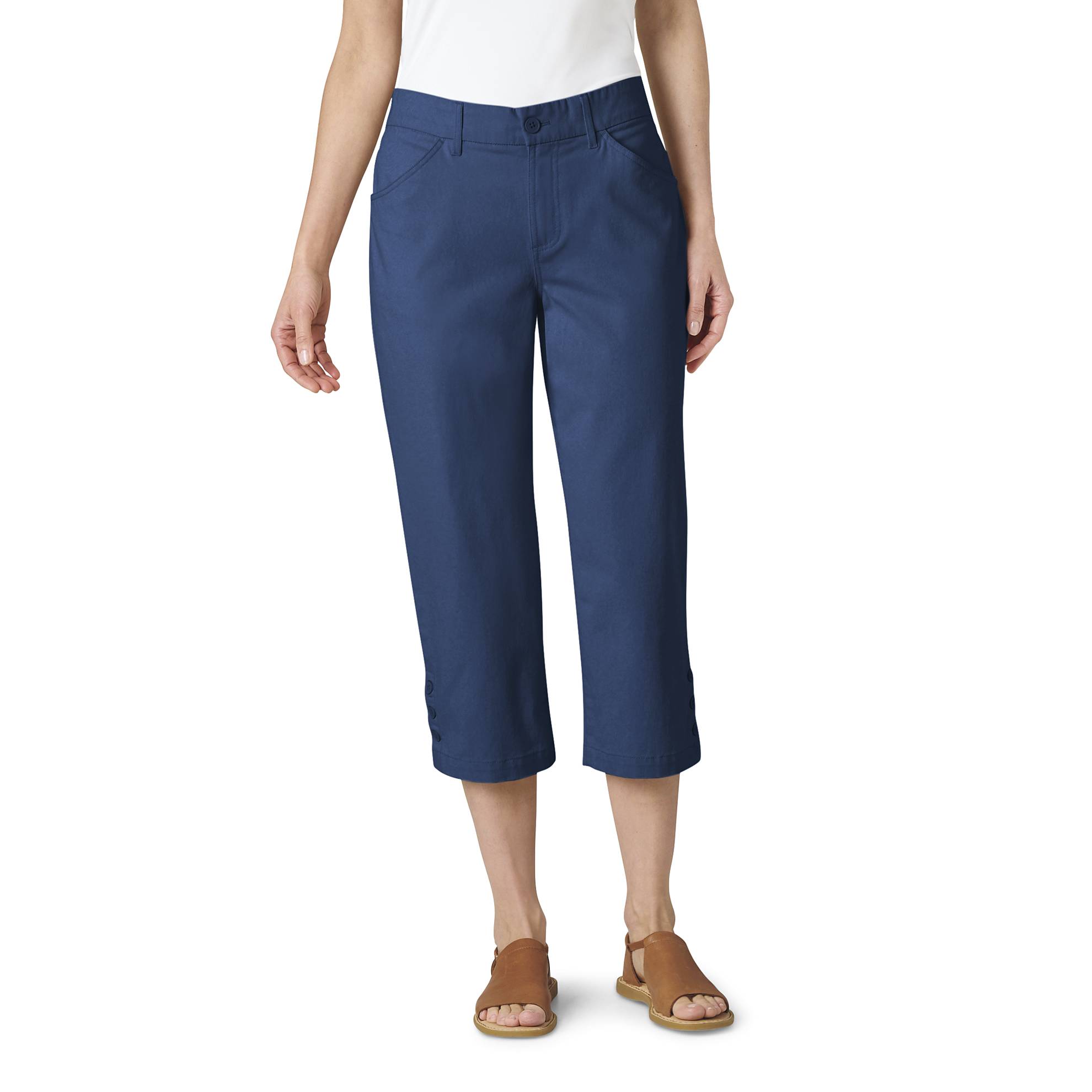 Comfort Waist Stretch Twill Capri - Northstyle Catalog