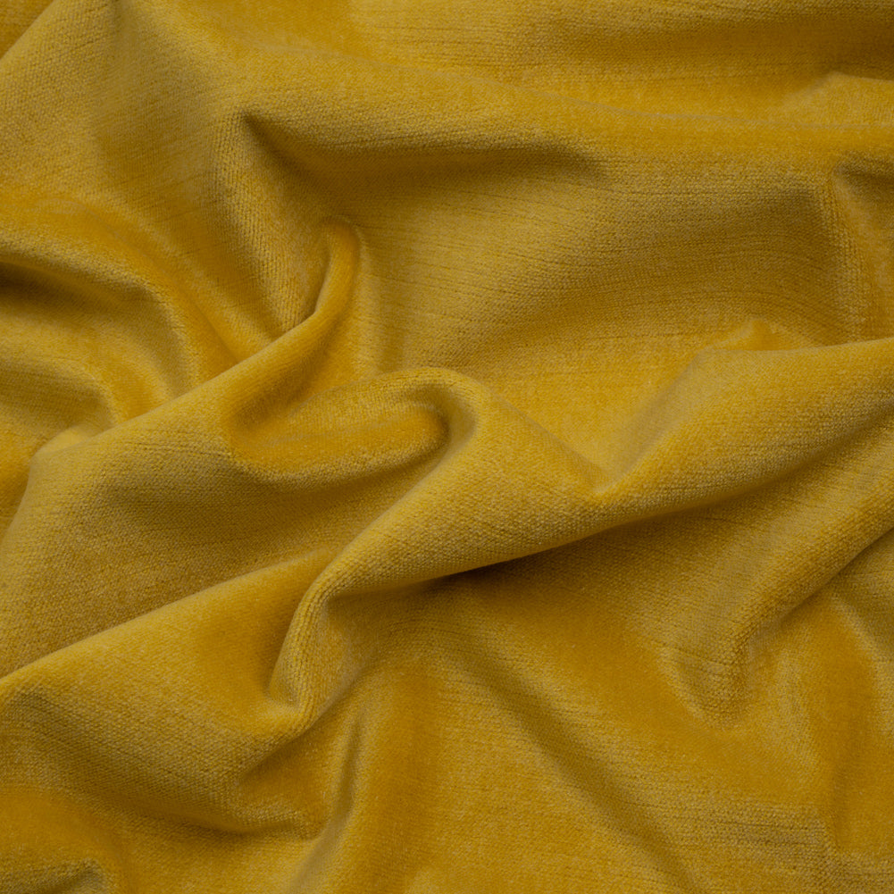 Polyester and Cotton Upholstery Velvet - Gen-Z Yellow - Corry Collection - Joann Fabrics