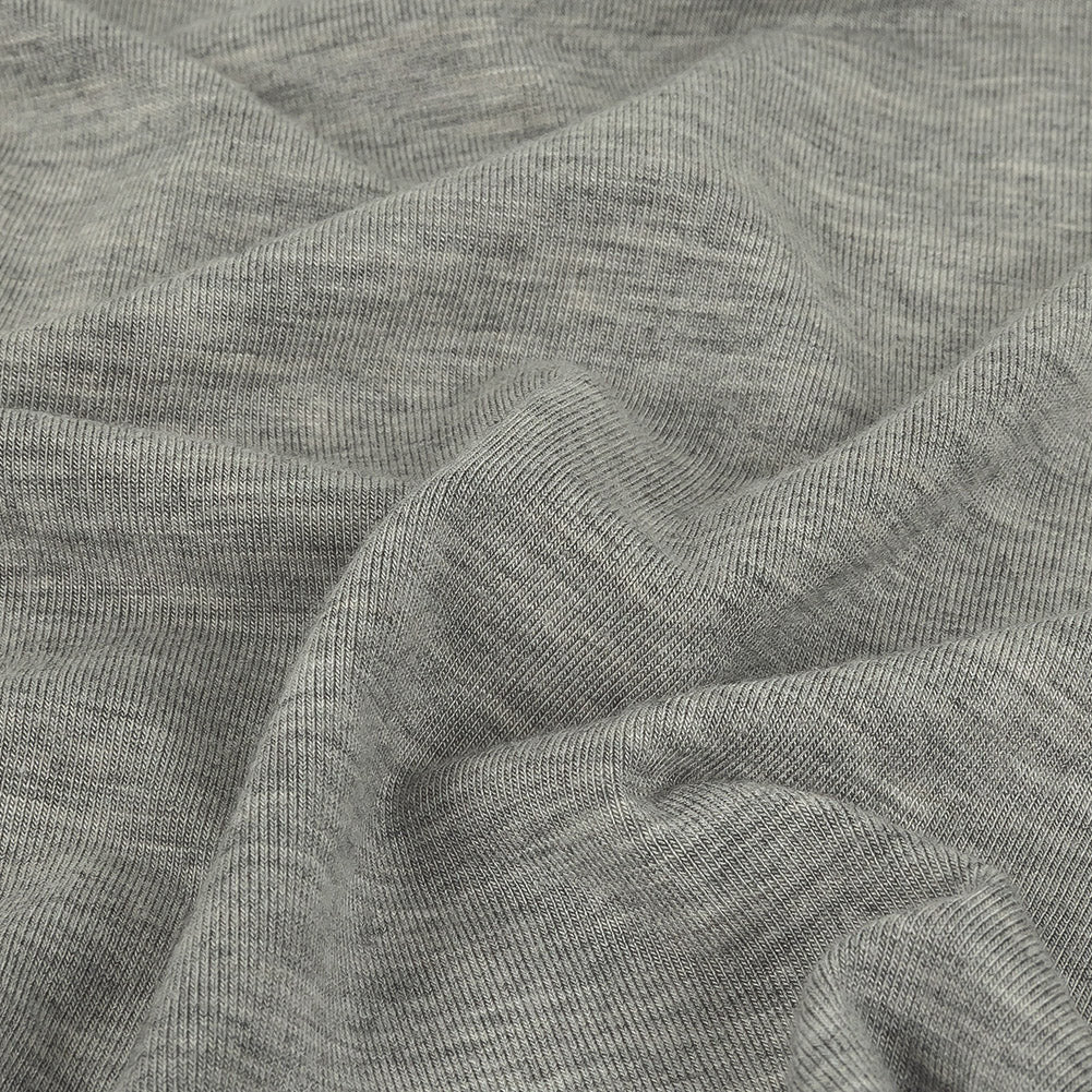 Heathered Drizzle Gray Rayon Jersey - Joann Fabrics
