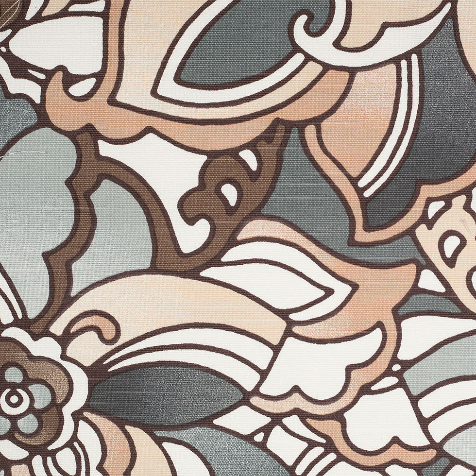 Spanish Gray/Brown Floral Woven - Joann Fabrics