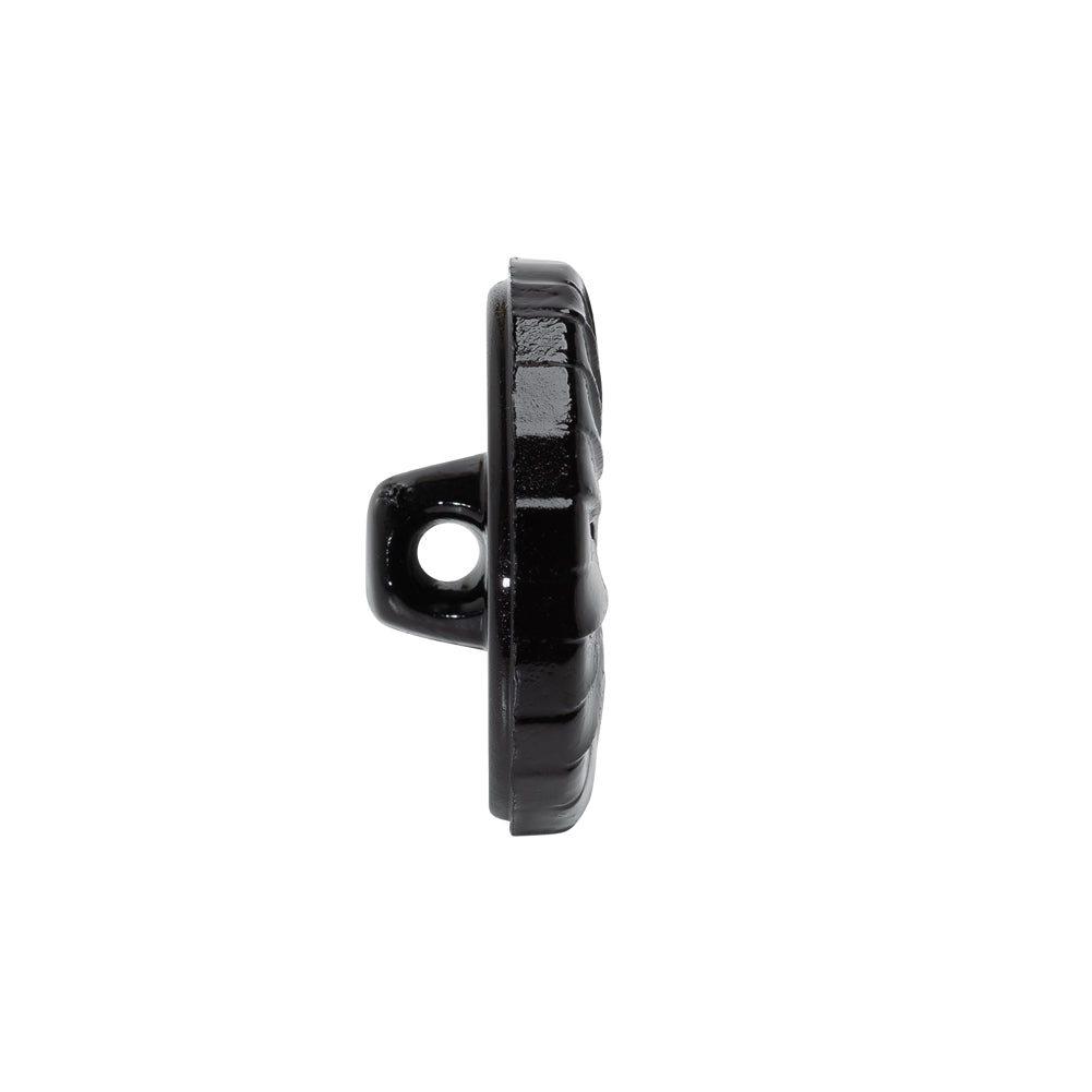 Plastic Shank Back Button - 36L/23mm - Black Faux Leather Wrapped - Joann Fabrics