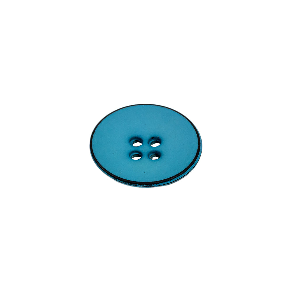 Italian Blue 4-Hole Plastic Button - 24L/15mm - Joann Fabrics