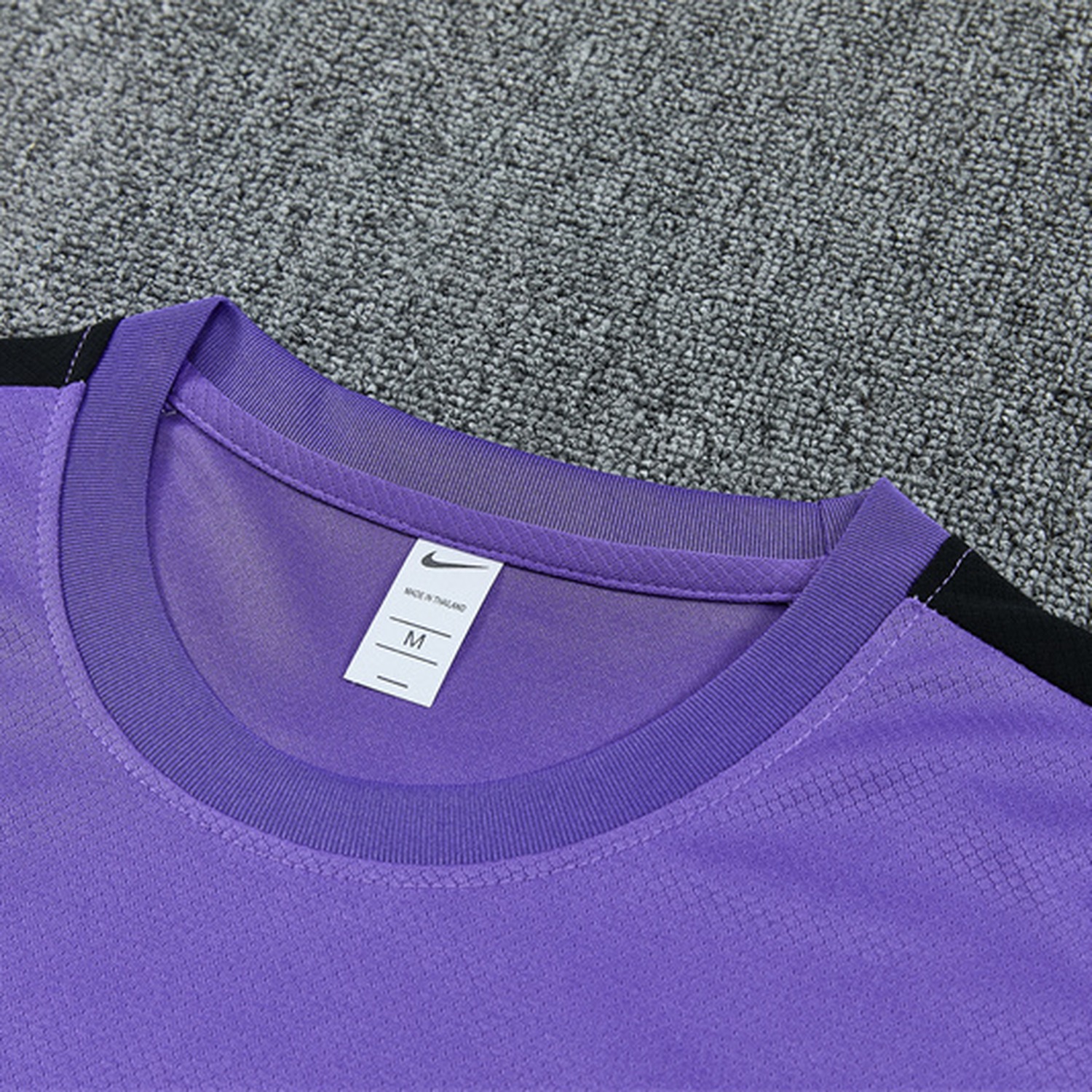 Barcelona 26-27 Purple Special Kids Short-Sleeve Training Set - Purple Top & Black Shorts - UnitedFutballJersey