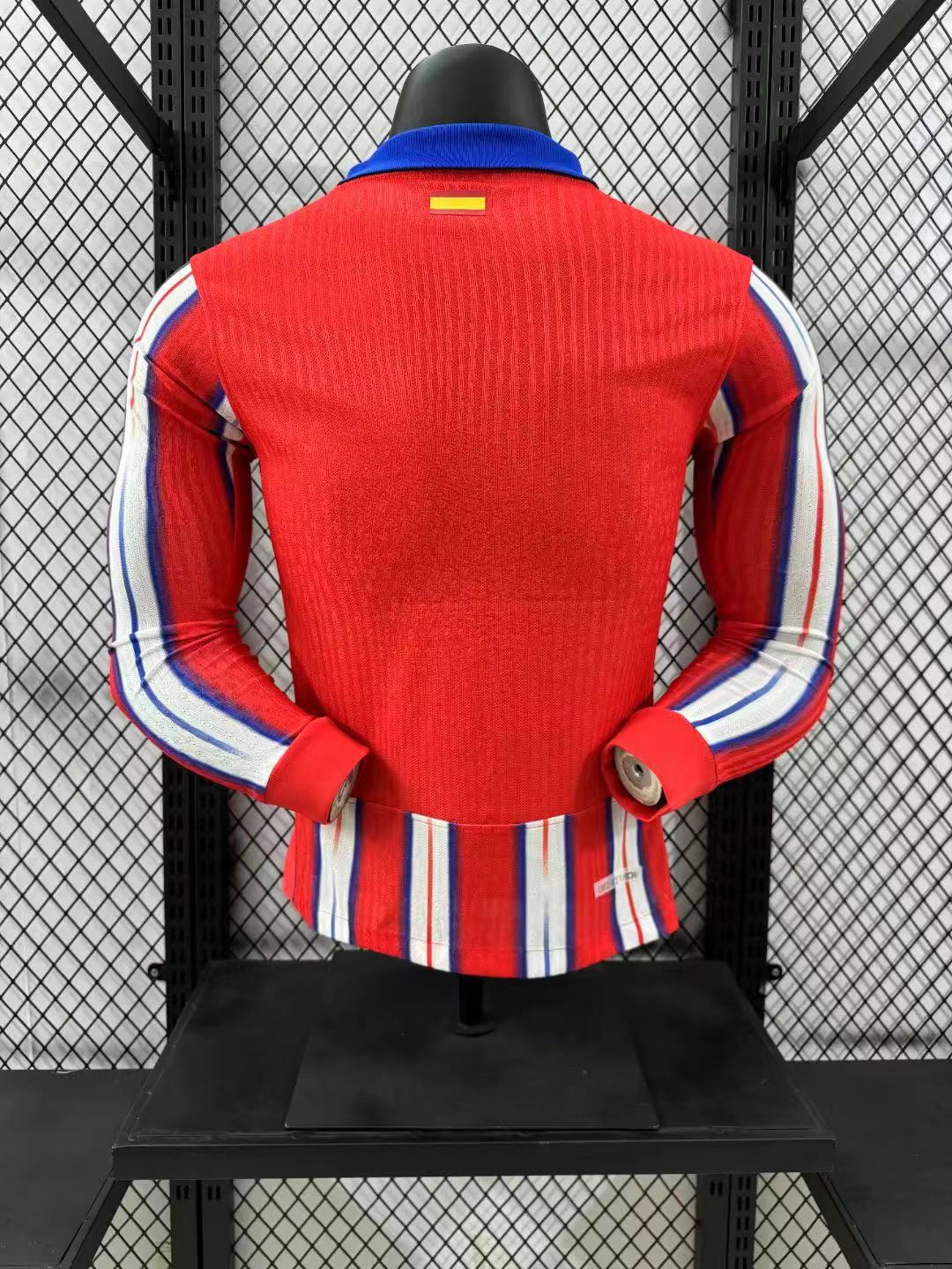 2024/2025 Player Version Atletico Madrid Home Long Sleeve 1:1 Thai Quality