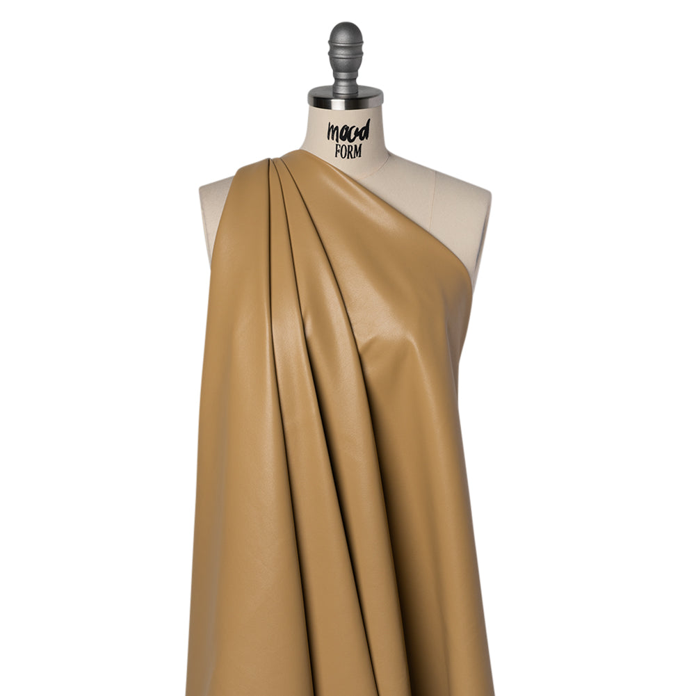 Buttery Faux Leather with Brushed Suede-like Backing - Beige - Veronica Collection - Joann Fabrics