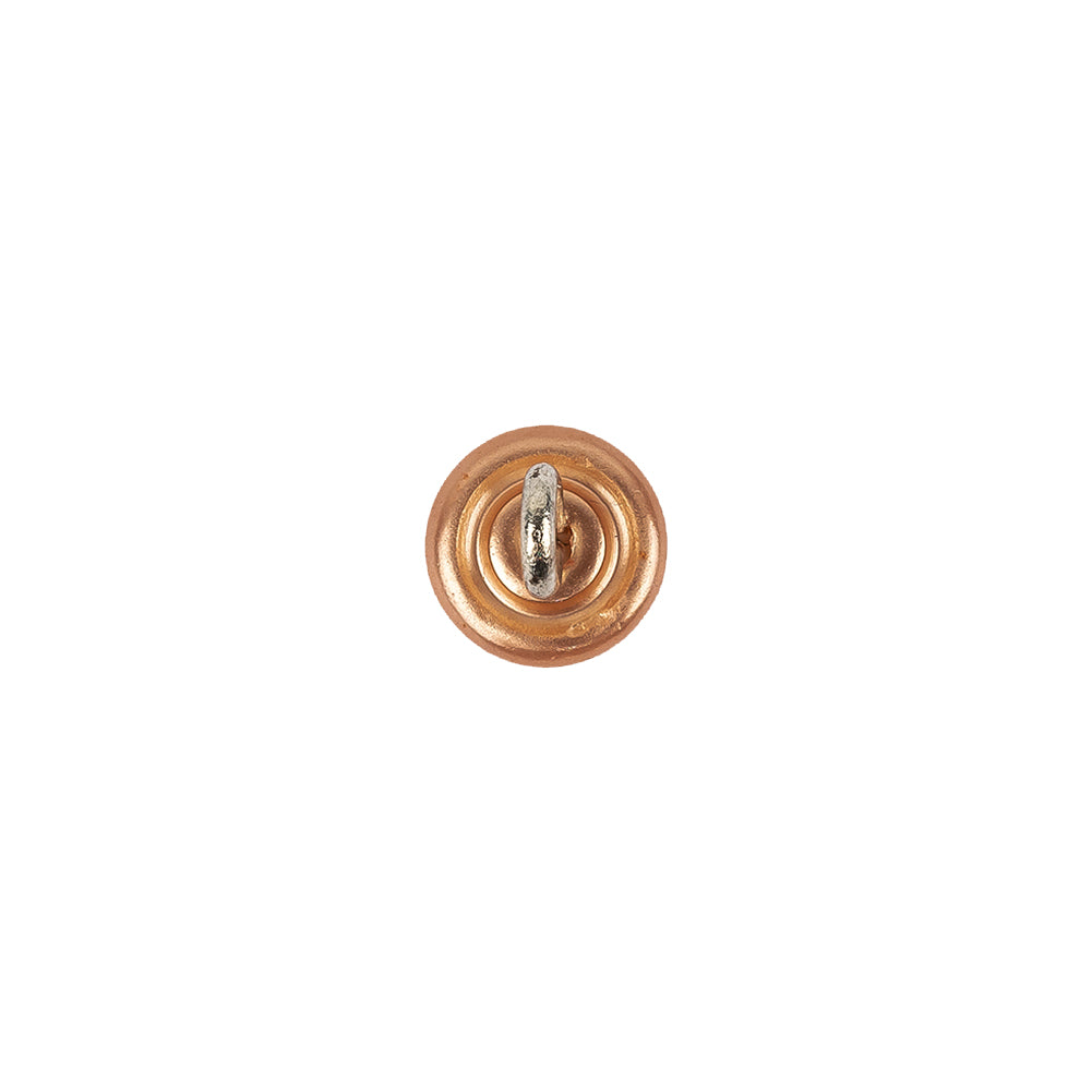 Pearlized Orange and Silver Metal Dome Shaped Shank Back Button - 13L/8mm - Joann Fabrics
