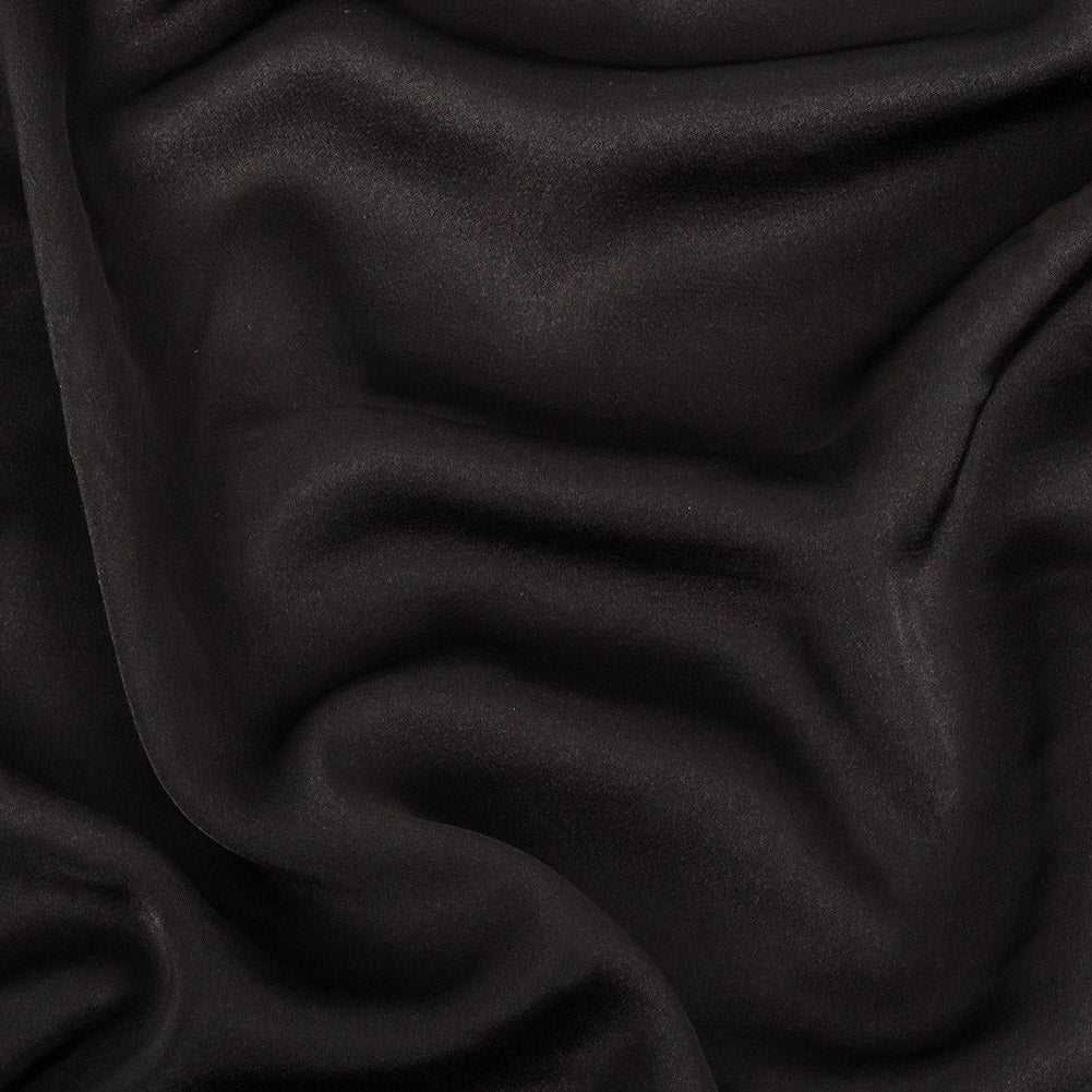 Famous Australian Designer Black Heavy Drape Viscose Sateen - Joann Fabrics