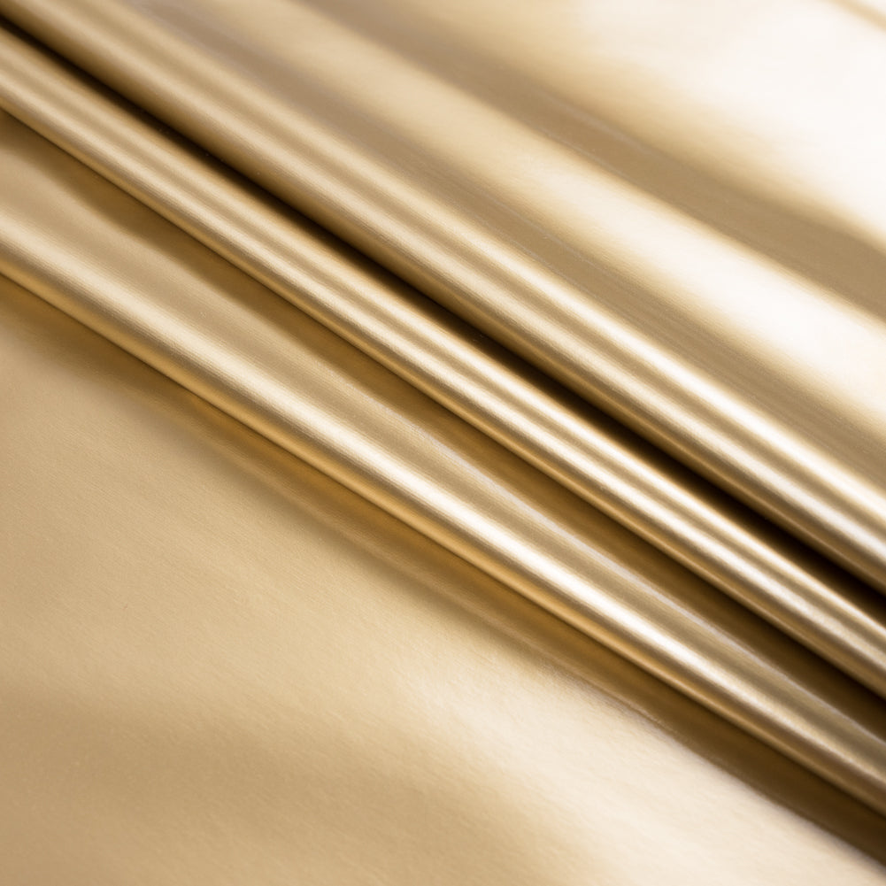Flynn Gold Glossy Stretch Imitation Latex - Joann Fabrics