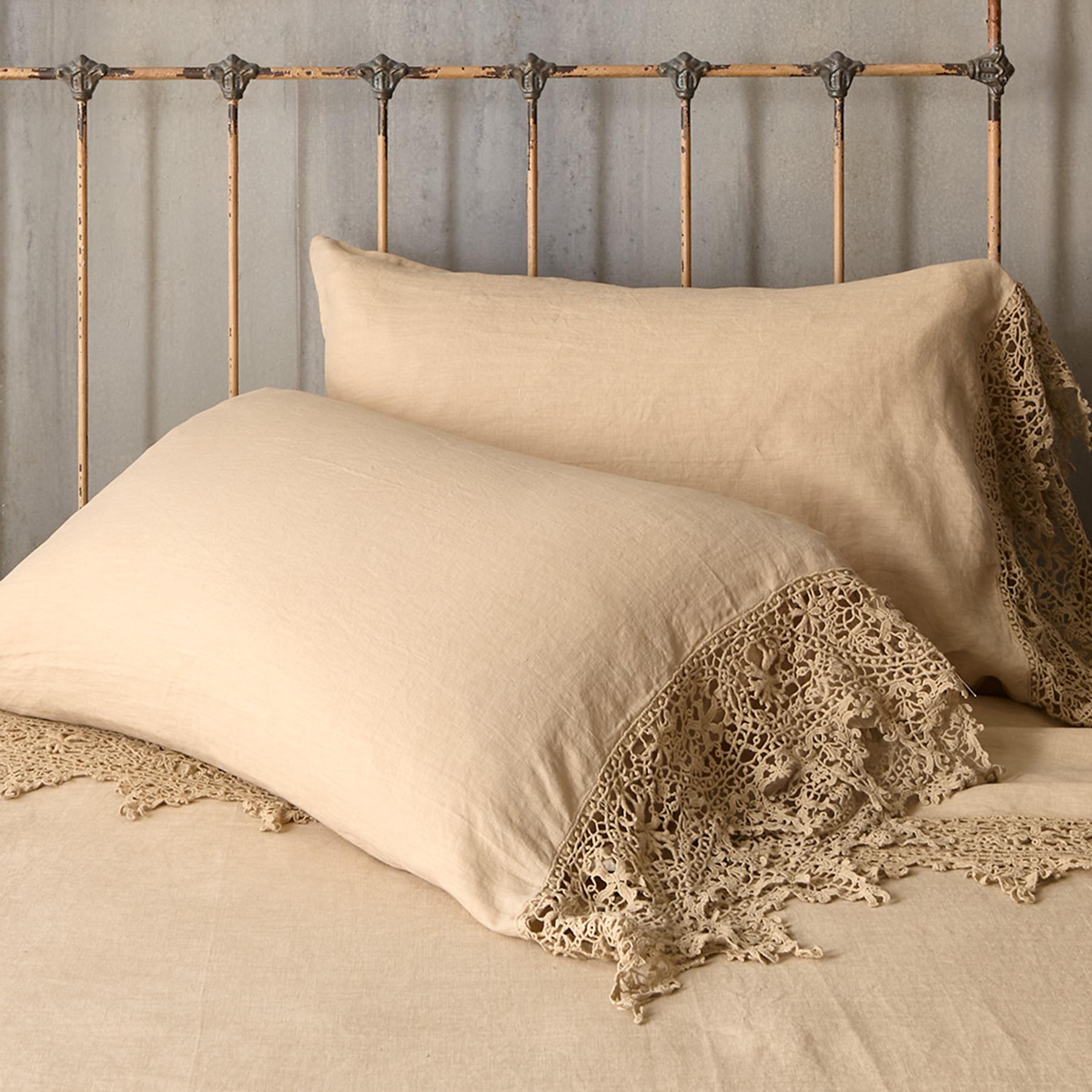 Gossamer Linen Embroidery Sham - Blair Catalog