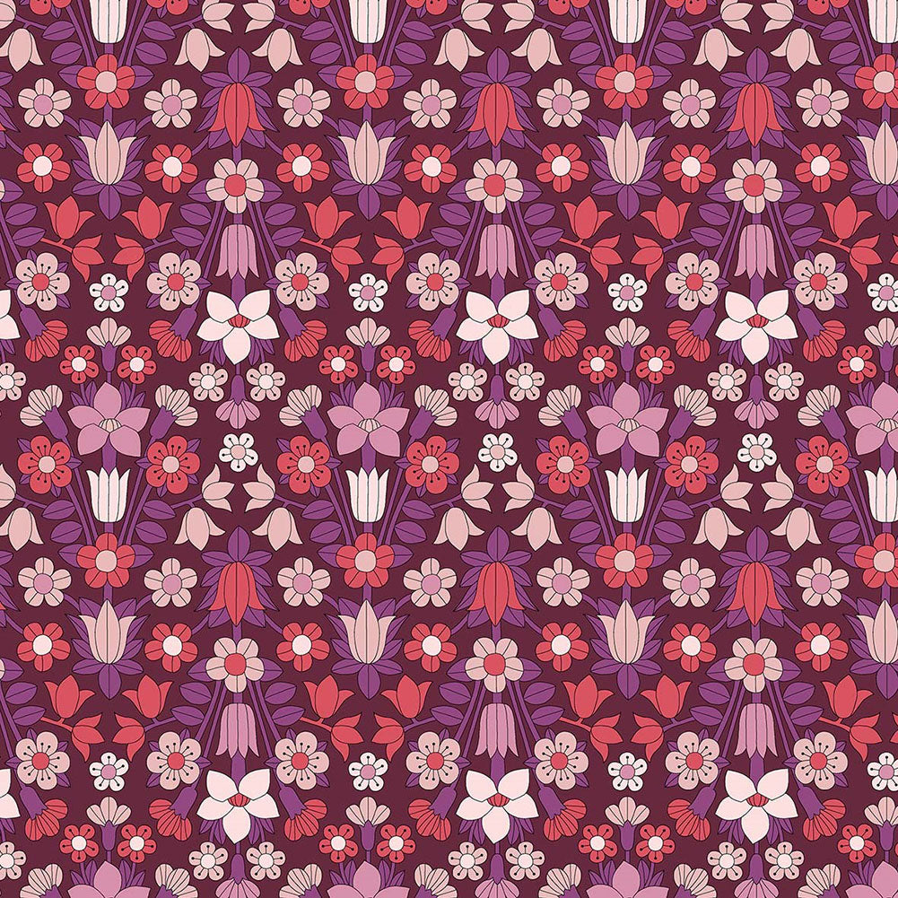 Liberty Art Fabrics Berry Hampstead Meadow Lasenby Quilting Cotton - Joann Fabrics