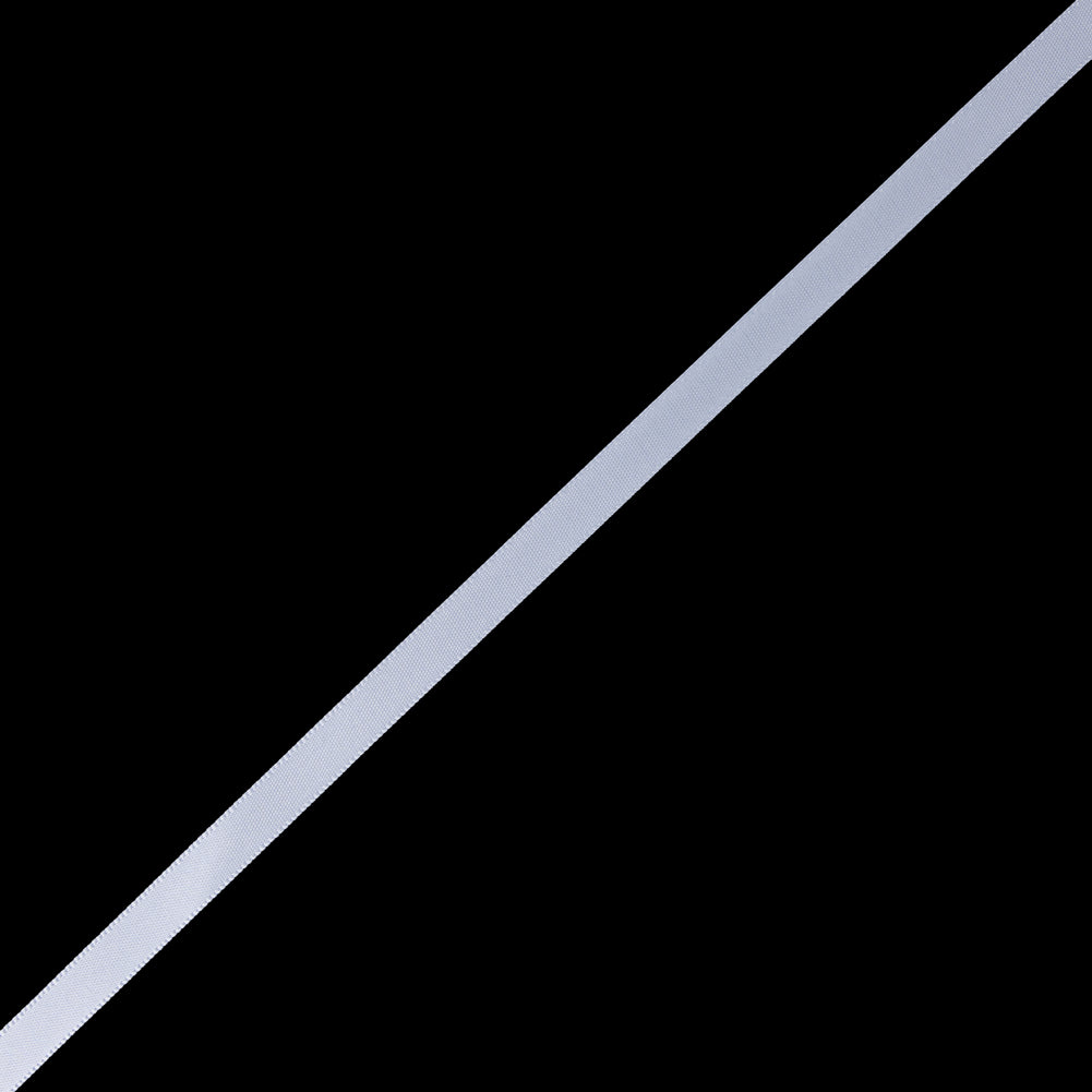 Light Silver Double Faced Satin Ribbon - 0.25