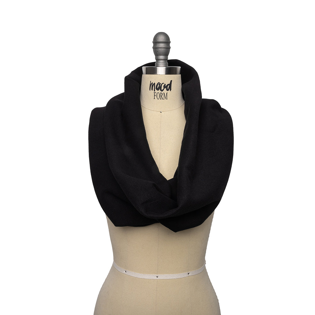 Cotton Tubular 2x2 Rib Knit - Black - Adile Collection - Joann Fabrics