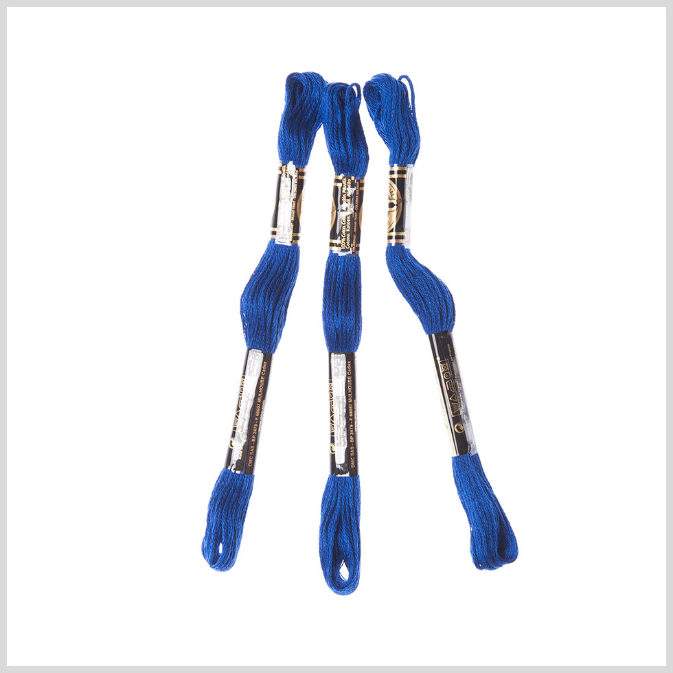 3-Pack DMC Size 6 Embroidery Floss #796 Dark Royal Blue - Joann Fabrics