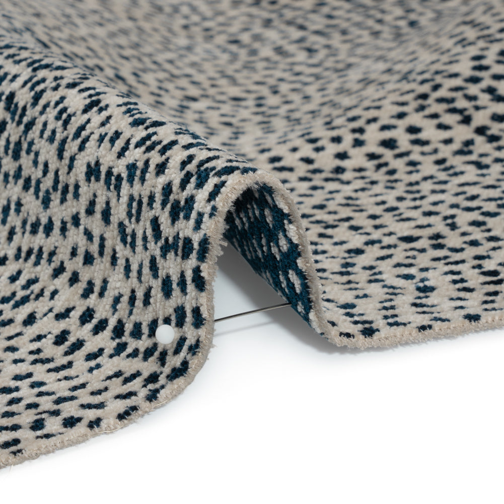 Upholstery Chenille - Indigo Spotted - Remus Collection - Joann Fabrics