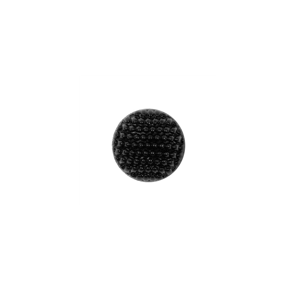 Italian Black Textured Plastic Button - 16L/10mm - Joann Fabrics