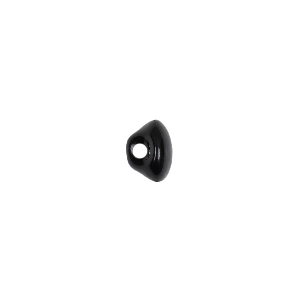 European Black Self Back Glass Button - 14L/9mm - Joann Fabrics