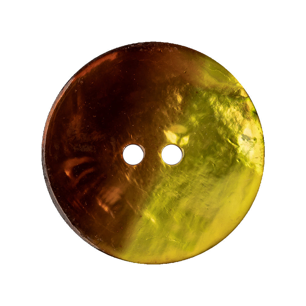 Bronze Gold Iridescent 2-Hole Shell Button - 44L/28mm - Joann Fabrics
