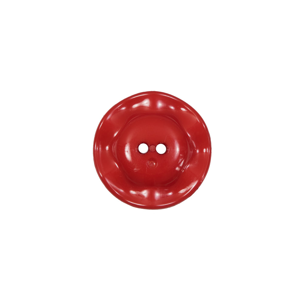 Italian Red Wavy Plastic 2-Hole - 24L/15mm - Joann Fabrics