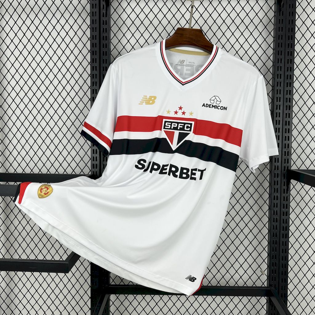 2025/2026 São Paulo Home Football Jersey 1:1 Thai quality