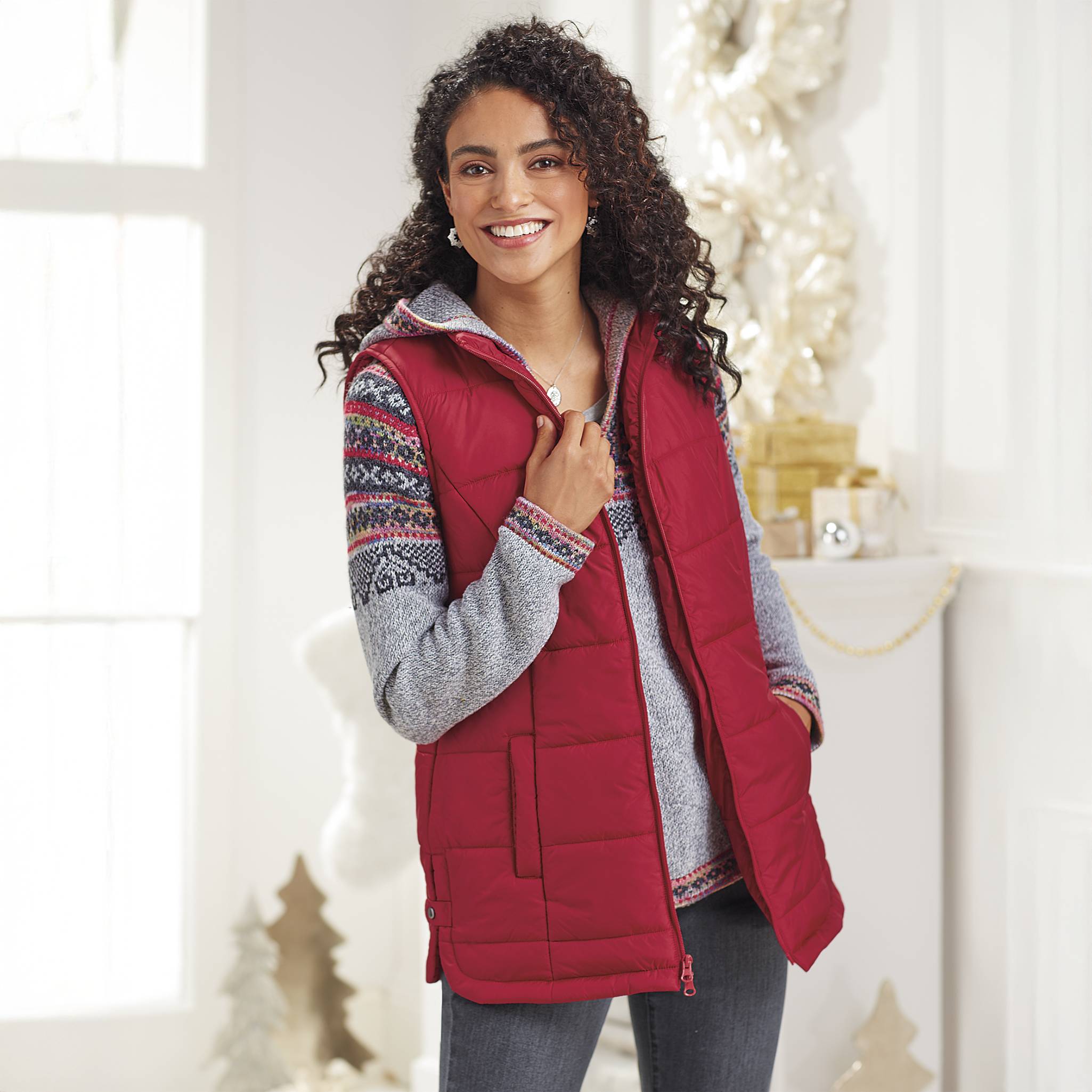 Fair Isle Hooded Pullover - Northstyle Catalog