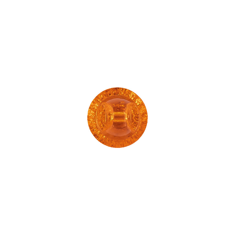 Translucent Vibrant Orange Abstract Radiating Shank Back Glass Button - 16L/10mm - Joann Fabrics