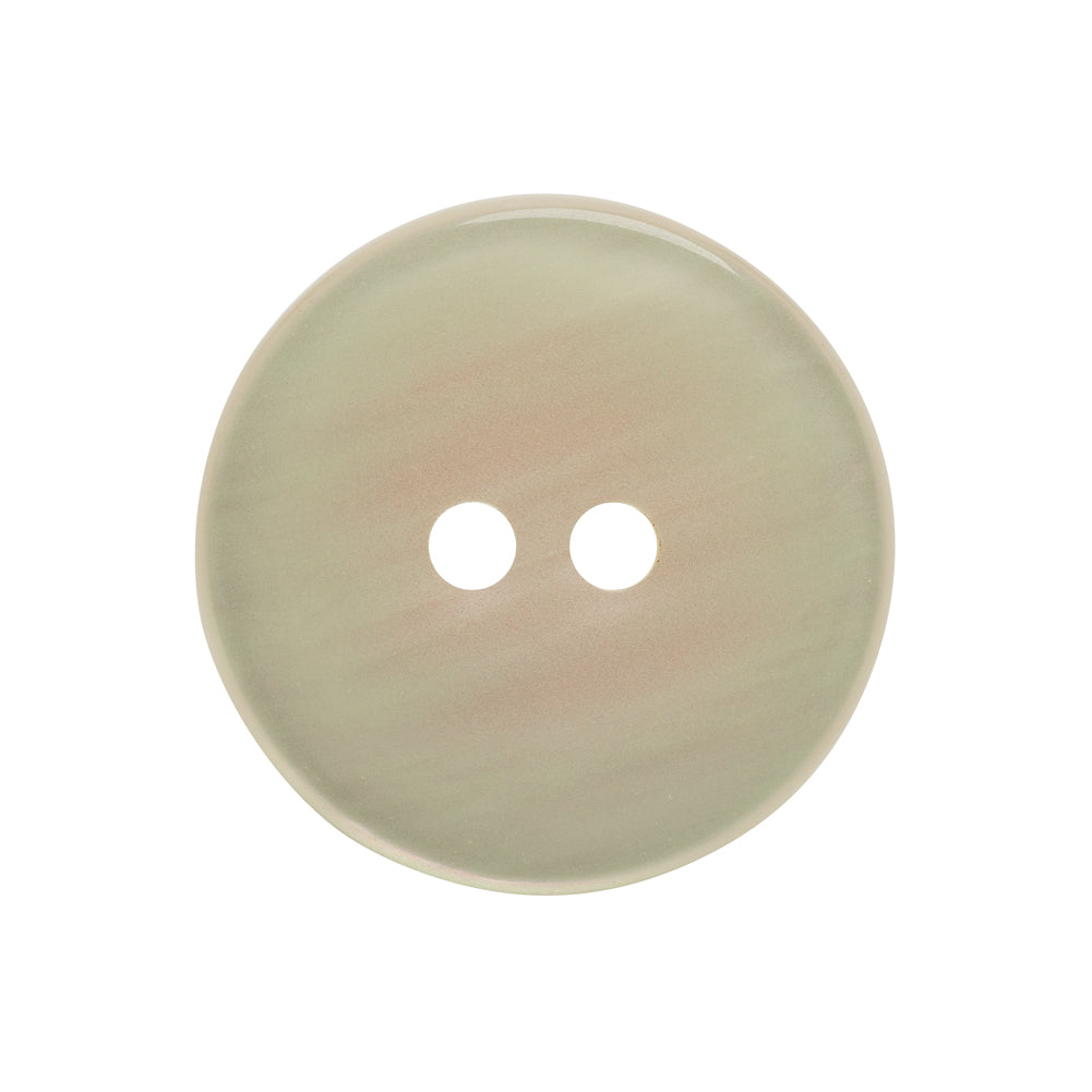 Plastic 2-Hole Button - 40L/25.5mm - Iridescent White Dish Shaped - Joann Fabrics