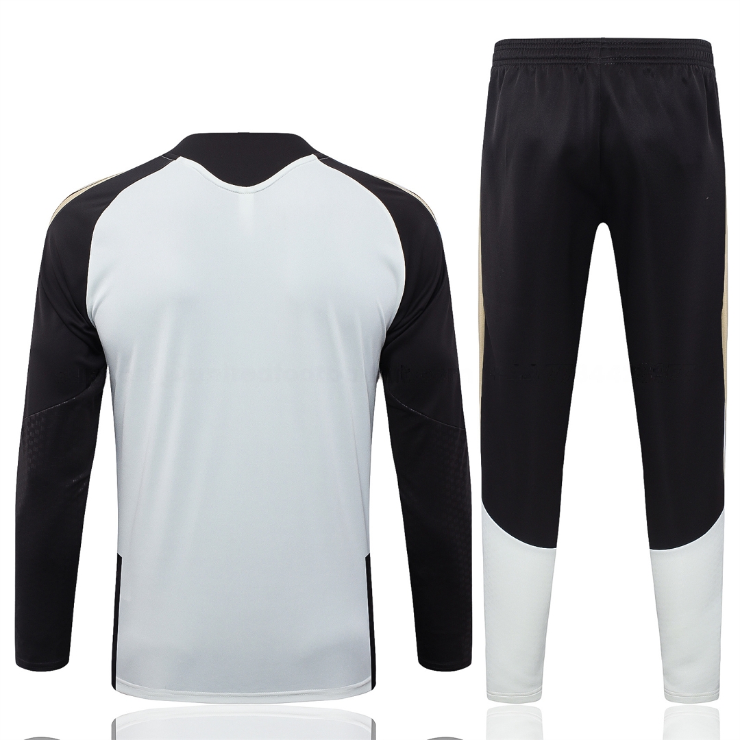 Flamengo 2026 Long Sleeve Training Set - White Top & Black Pants - UnitedFutballJersey
