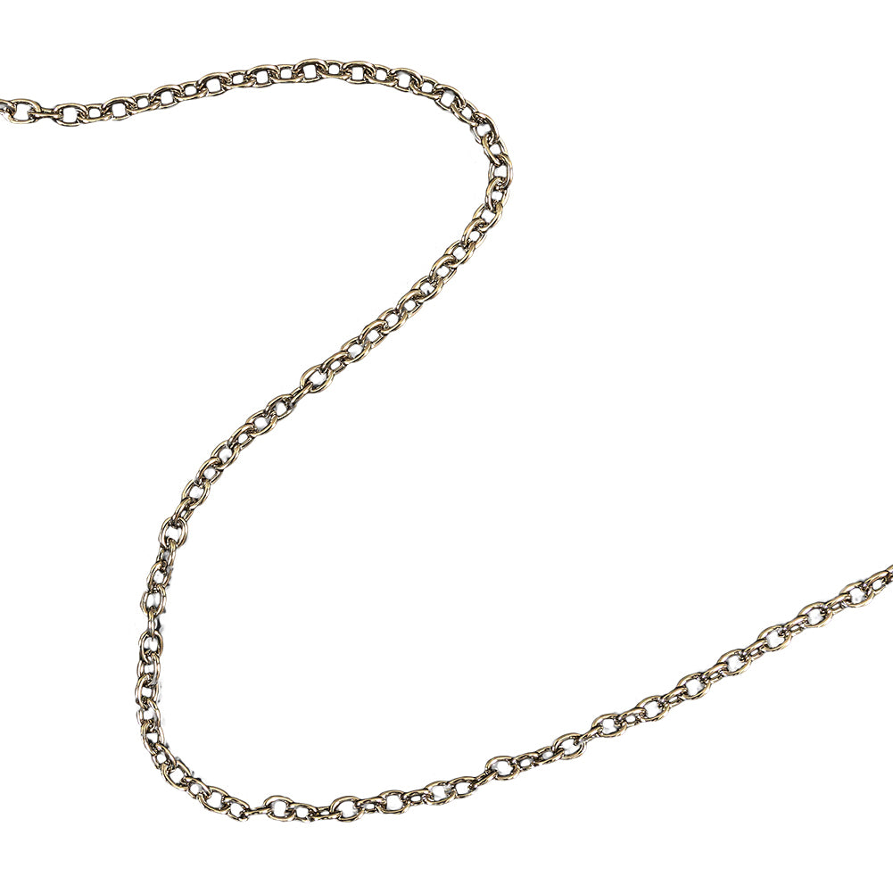 Silver Chain Purse Strap with O Rings - 44