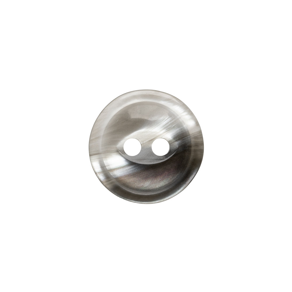 Plastic 2-Hole Button - 24L/15mm - Translucent Gray Swirl - Joann Fabrics