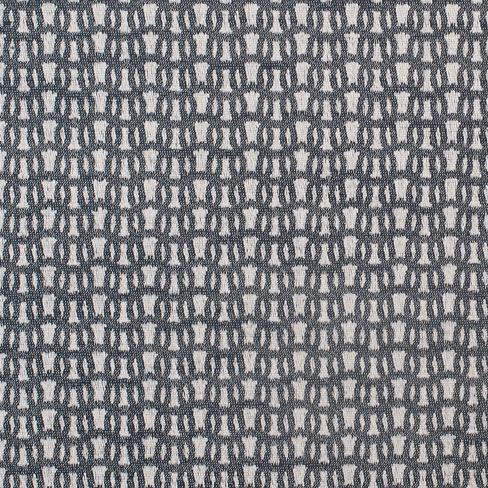 White/Navy Cotton Jacquard - Joann Fabrics