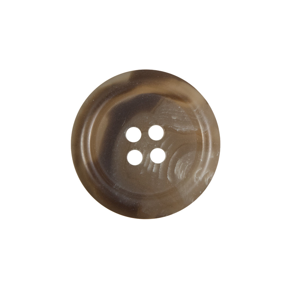 Beige and Brown Plastic 4-Hole Button - 36L/23mm - Joann Fabrics