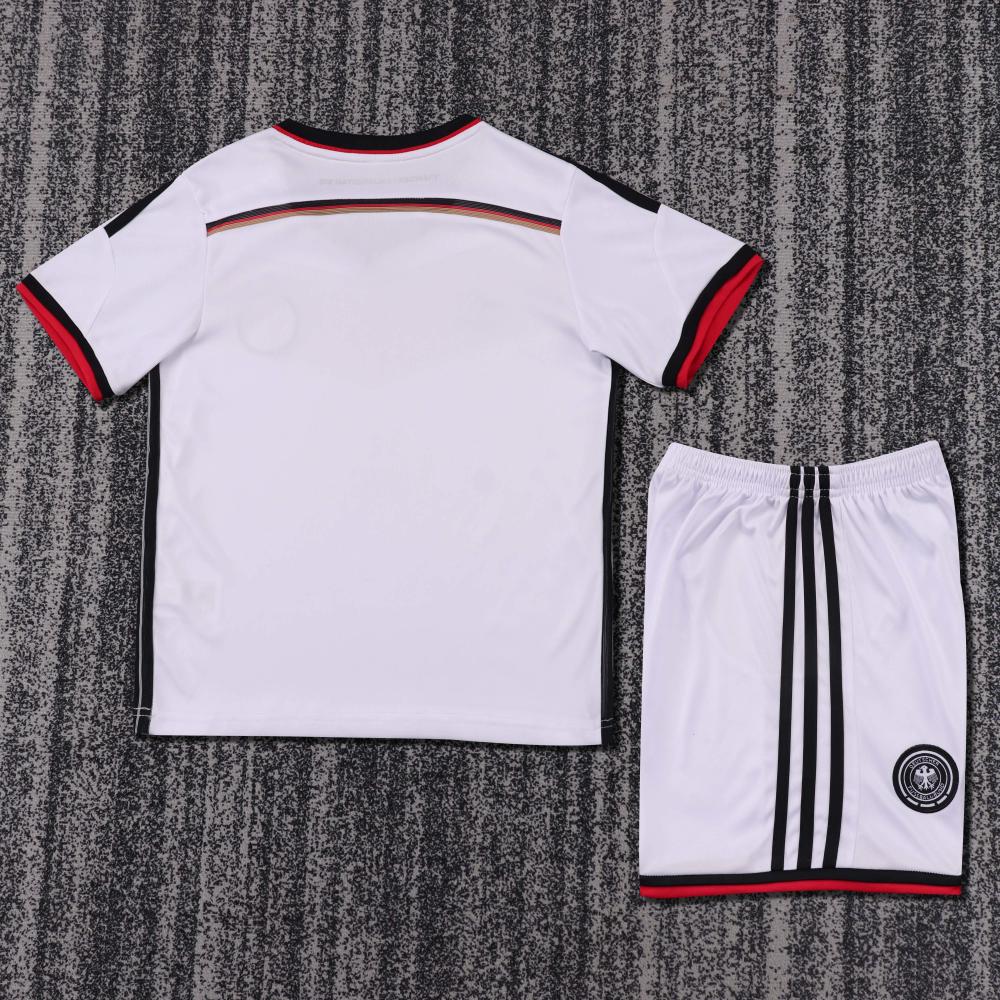 2014 Retro Germany Home Football Shirt 1:1 Thai Quality Kids Size