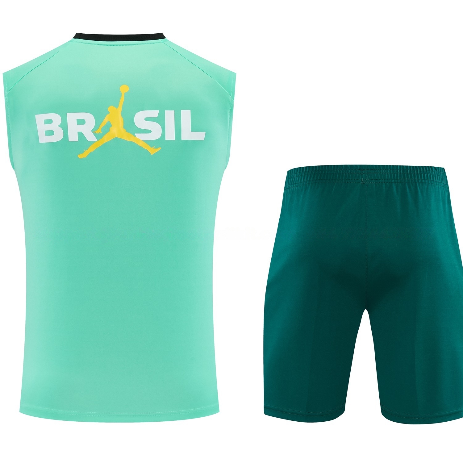 Brazil 2026 Vest Training Set - Green Vest and Dark Green Shorts - UnitedFutballJersey