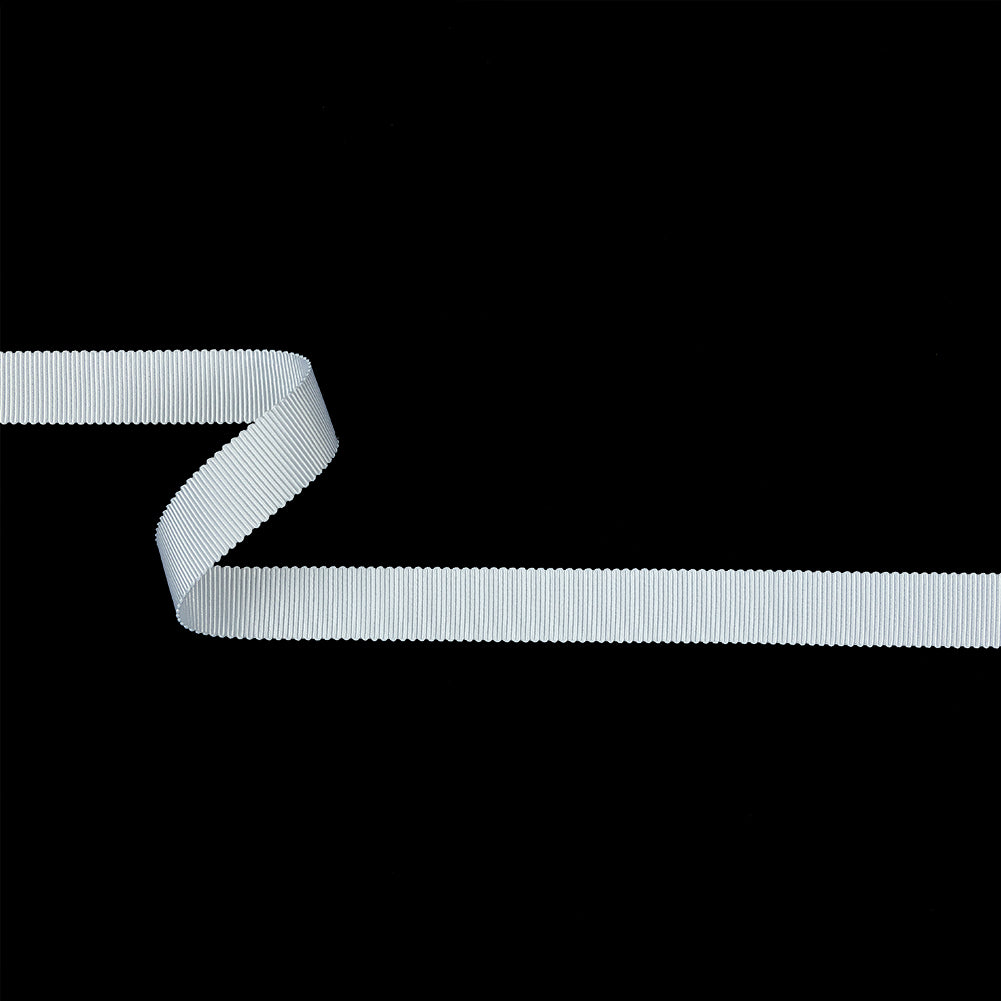 Matte White Recycled Polyester Petersham Grosgrain Ribbon - 15mm - Joann Fabrics