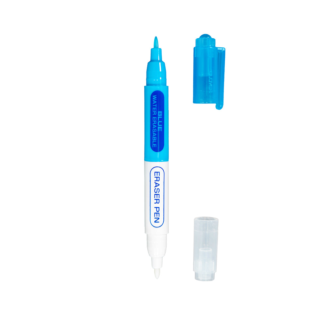 Clover Chacopen Water Erasable Fabric Marker with Eraser - Blue - Joann Fabrics