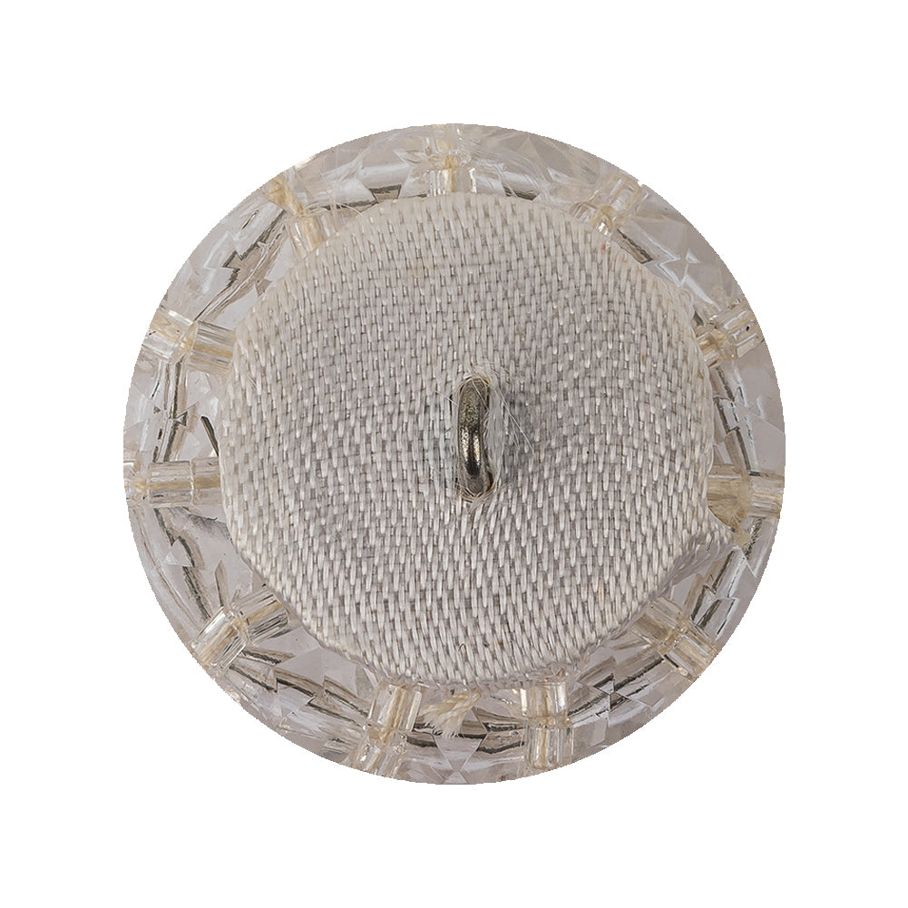 Vintage Transparent Shank Back Faceted Beaded Button - 44L/28mm - Joann Fabrics