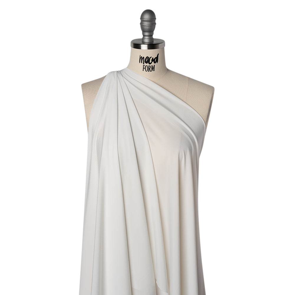Stretch Polyester Jersey - Natural White - Famous Australian Designer Deadstock - Joann Fabrics