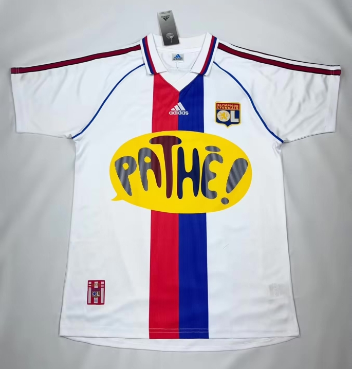 2000-2001 Retro Lyonnais Home Football Shirt 1:1 Thai Quality