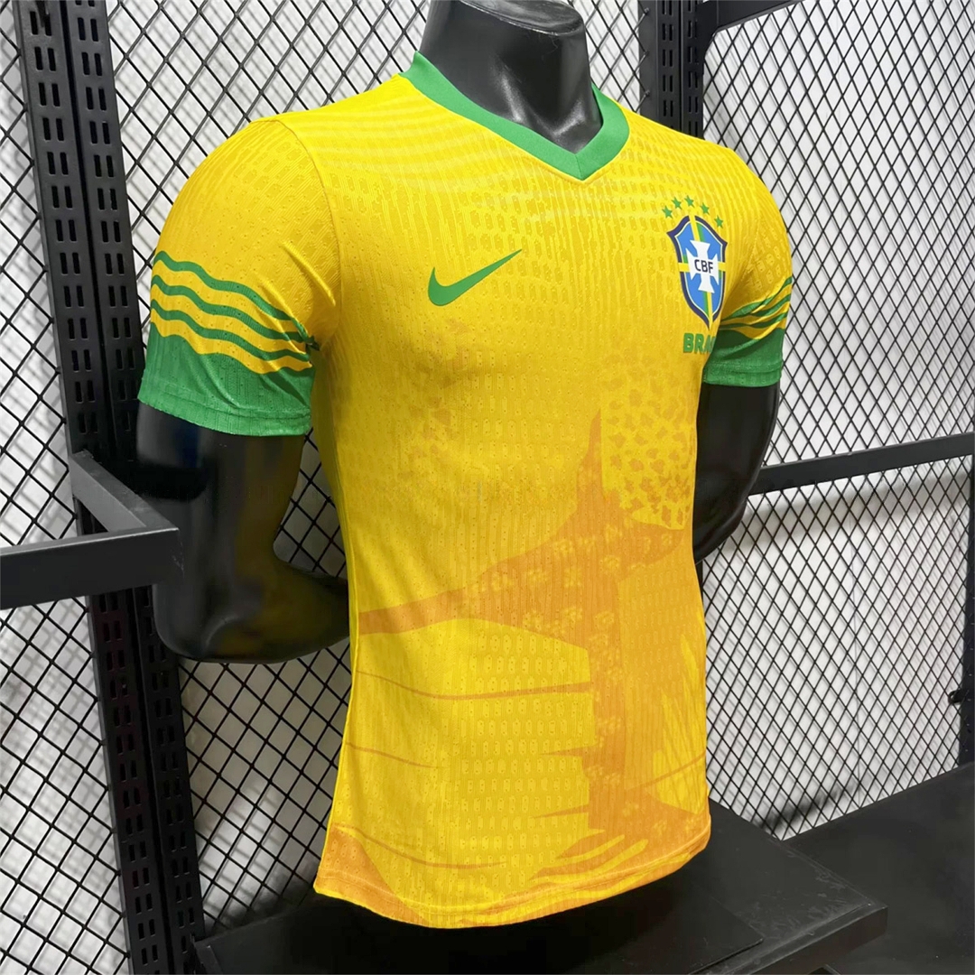 Brazil 2026 Yellow Colors Special Jersey - Player Version - UnitedFutballJersey