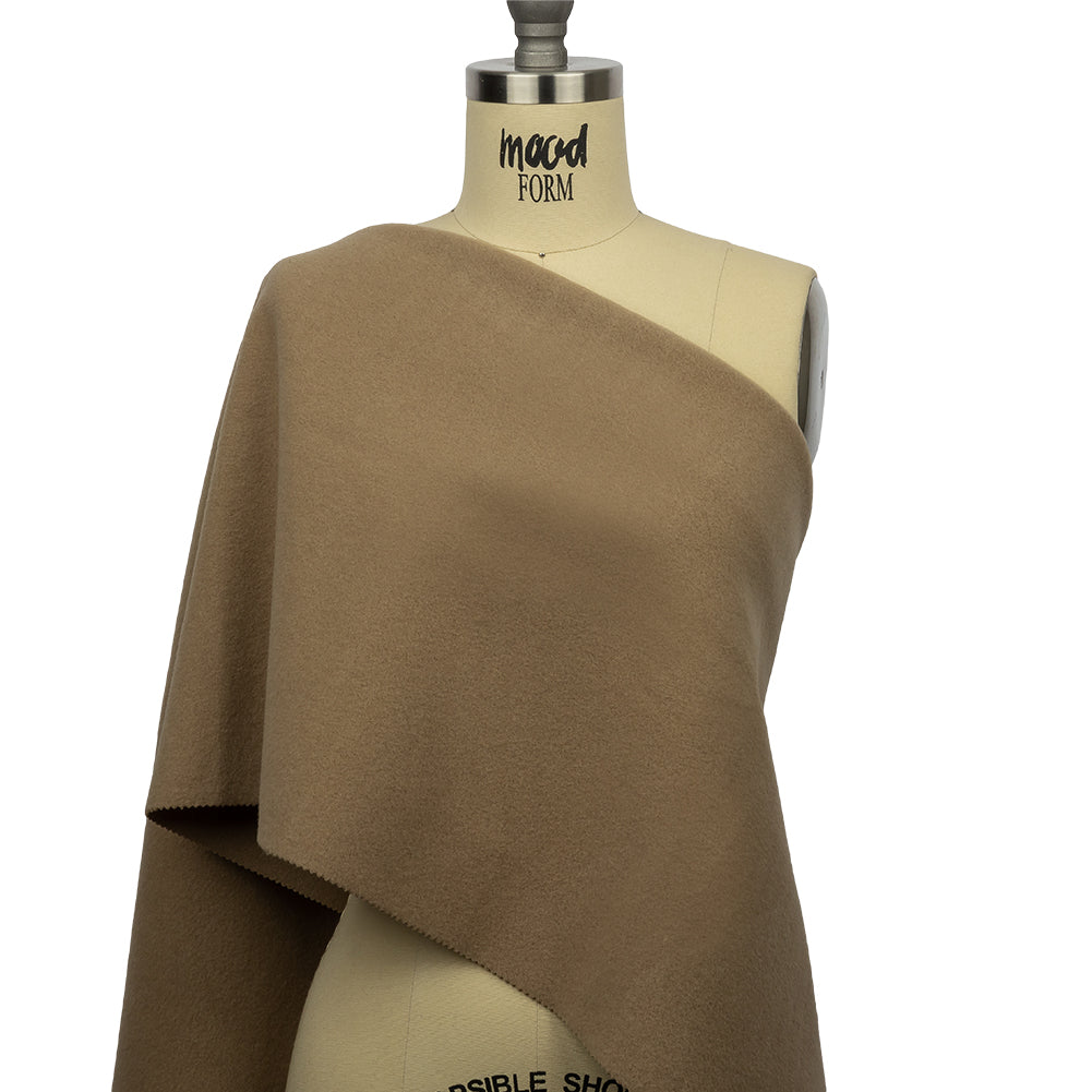 Wool and Cashmere Coating Made in Italy - Camel - Alberini Collection - Joann Fabrics